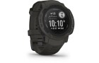 GARMIN Sportuhr Instinct 2, Anthrazit/Schwarz, Touchscreen: Nein