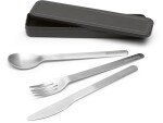 Brabantia Besteck-Set to go Make & Take 3-teilig, Silber