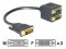 Bild 1 DeLock 2-Port Signalsplitter DVI-D - DVI-D, Anzahl Ports: 2