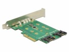 DeLock Delock PCIe x4 > 3x M.2 Low Profile Form