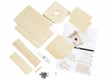 Creativ Company Holzartikel Vogelfutterhaus Set 14.5 x 16 x 13