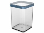 Rotho Vorratsbehälter Premium Loft 1 l, Blau/Transparent