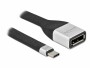 DeLock Kabel FPC Flachbandkabel USB Type-C - DisplayPort, 0.14
