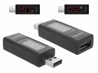 DeLock Strommessadapter Volt Ampere USB-A Stecker - USB-A