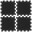Bild 2 vidaXL Bodenfliesen aus Gummi 4 Stk. Schwarz 16 mm 30x30 cm