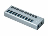 i-tec USB 3.0 Charging HUB 10 Port, Stromversorgung: Netzbetrieb