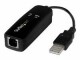 StarTech.com - 56K USB Dial-up & Fax Modem - V.92 - External - Hardware Based