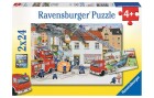 Ravensburger Puzzle Bei der Feuerwehr, Motiv: Alltägliches