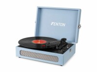Fenton Plattenspieler mit Bluetooth RP118E Blau, Detailfarbe