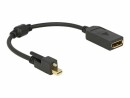 DeLock Adapter Mini-Displayport - Displayport, 4K, verschraubbar