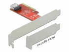 DeLock PCI-Express-x4 Kontroller, SFF-8654 1x M.2