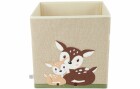 bieco Aufbewahrungsbox 32x32x32cm, Rehe liegend