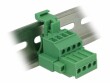 DeLock Hutschiene/DIN Rail Terminalblock 4Pin, Montage: DIN-Rail