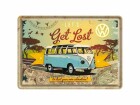 Nostalgic Art Postkarte VW Bulli 14 x 10 cm, Papierformat