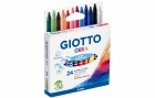 Giotto Wachsmalstifte 24 Stück, Mehrfarbig, Verpackungseinheit
