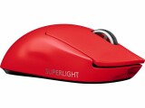 Logitech Gaming-Maus Pro X Superlight Rot, Maus Features