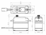 Savöx Standard Servo SC-1267SG 20 kg, 0.095 s, Digital