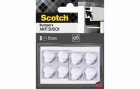 3M Schutzpuffer Anti Shock, Ø 19 mm, Transparent, 8er