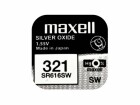 Maxell Europe LTD. Knopfzelle SR616SW 10 Stück, Batterietyp: Knopfzelle