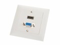 Contrik Anschlussdose UP EDIZIOdue HDMI/VGA, Schnittstellen: HDMI