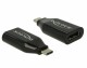 DeLock USB-C - HDMI Adapter, 4K, schwarz, Typ