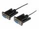 StarTech.com - 1m Black DB9 RS232 Serial Null Modem Cable F/F - DB9 Female to Female - 9 pin RS232 Null Modem Cable - 1 meter, Black