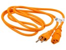 FURBER.power Netzkabel C13-T12 1.8 m Orange, Anzahl Leiter: 3