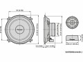 Pioneer 2-Weg Lautsprecher TS-130Ci, Tiefe: 4.5 cm, Lautsprecher