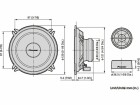 Pioneer 2-Weg Lautsprecher TS-130Ci, Tiefe: 4.5 cm, Lautsprecher