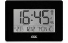 ADE Funkuhr XXL-Ziffern, Funktionen: Umschaltbar °C/°F, Alarm