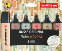 STABILO Boss Leuchtmarker Original 70/6-2-2 Nature Colors 6