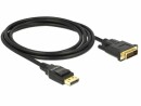 DeLock Kabel DisplayPort ? DVI-D, 2m 4K/30Hz, passiv, Kabeltyp