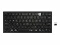 Kensington KOMPAKTE MULTI-DEVICE DUAL WIRELESS TASTATUR - DE NMS