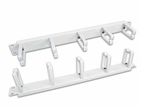 Wirewin Kabelführungspanel KFP-5RING GR 19" Rack, Weiss