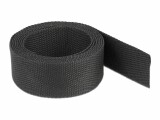 DeLock Gewebeschrumpfschlauch 2 m x 20 mm Schwarz, Breite