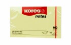 Kores Notizzettel 12575, 12.5 x 7.5 cm, Gelb, Breite