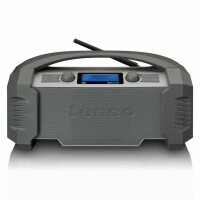 Lenco DAB+/FM Radio ODR-150 schwarz 15W RMS, Bluetooth, IP54
