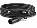 Rode XLR-Kabel XLRm-XLRf 6 m, Schwarz, Länge: 6 m