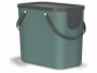 Rotho Recyclingbehälter Albula 25 l, Grün, Material: Recycling
