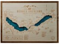 Swiss Wood Maps Bild Berner Oberland A3 33.5 x 45.5 cm