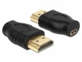 DeLock Adapter HDMI Micro-D zu HDMI-A, Kabeltyp: Adapter
