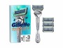 Gillette Herrenrasierer SkinGuard Sensitive Flex mit 4