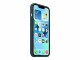Apple iPhone 13 Silicone Case MgSf Blue