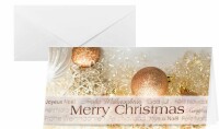 SIGEL     SIGEL Weihnachts-Karten Christmas A4 DS029 Glitter 2/3