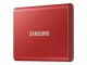 Bild 1 Samsung Externe SSD Portable T7 Non-Touch, 1000 GB, Rot