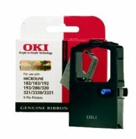 OKI Farbband Nylon schwarz 09002303 ML 180/182, Ausverkauft