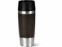 Emsa Thermobecher Travel Mug 360 ml, Braun, Material: Edelstahl