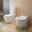 Bild 2 vidaXL Toiletten & Bidet Set Weiß Keramik