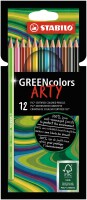 STABILO Farbstift ARTY 106019112 GREENcolors, 12 Stück, Artikel