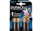 Duracell Batterie Ultra Power MX1500 AA 4 Stück, Batterietyp